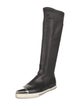 Miu Miu Leather Riding Boots