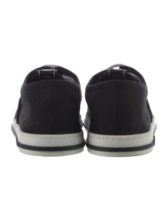 Miu Miu Canvas Crystal Embellishments Sneakers