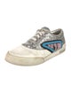 Miu Miu Glitter Colorblock Pattern Sneakers