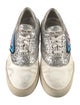 Miu Miu Glitter Colorblock Pattern Sneakers