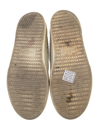 Miu Miu Glitter Colorblock Pattern Sneakers