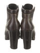 Miu Miu Leather Lace-Up Boots