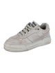 Miu Miu Leather Distressed Accents Sneakers