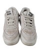 Miu Miu Leather Distressed Accents Sneakers