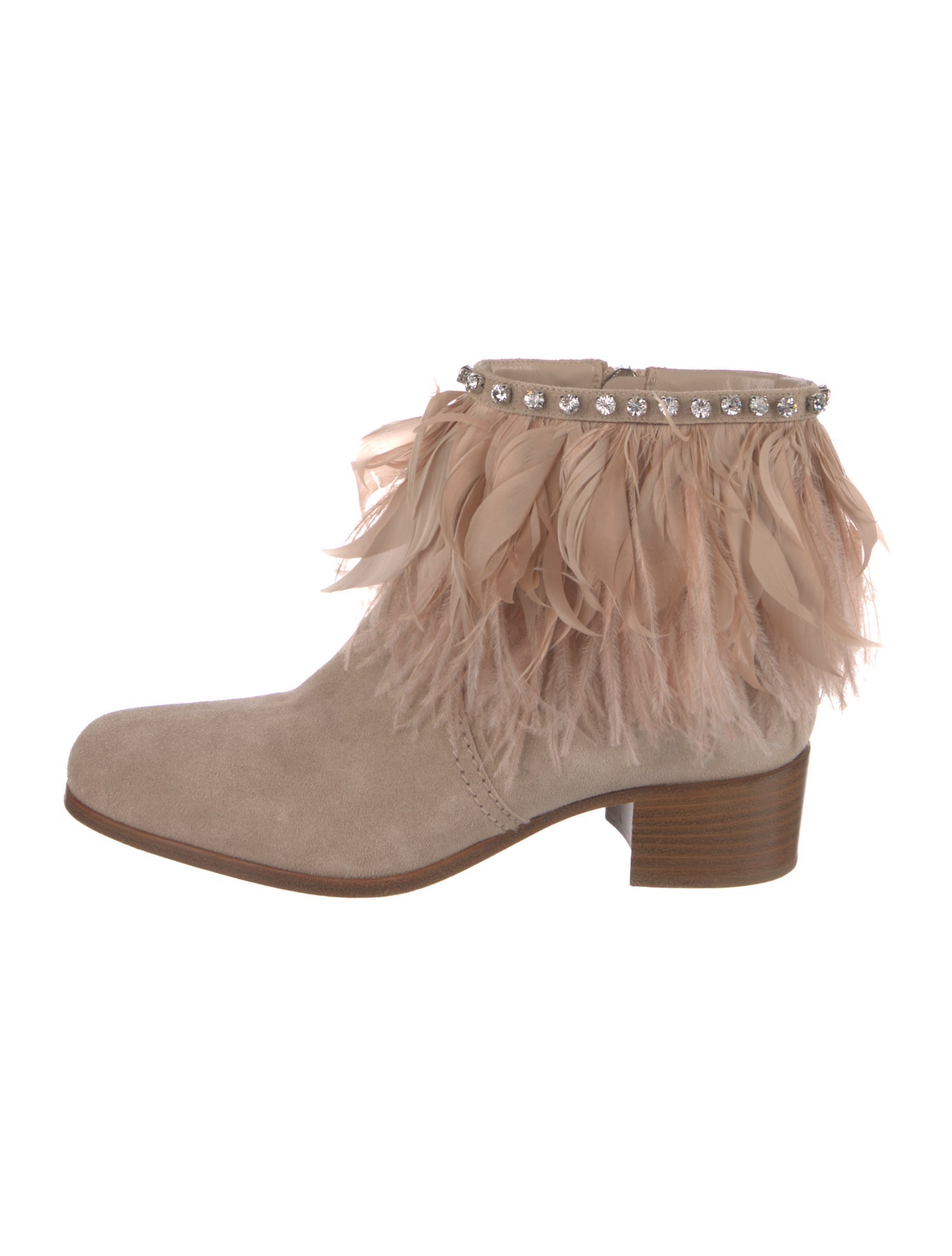 Miu Miu Suede Western Boots