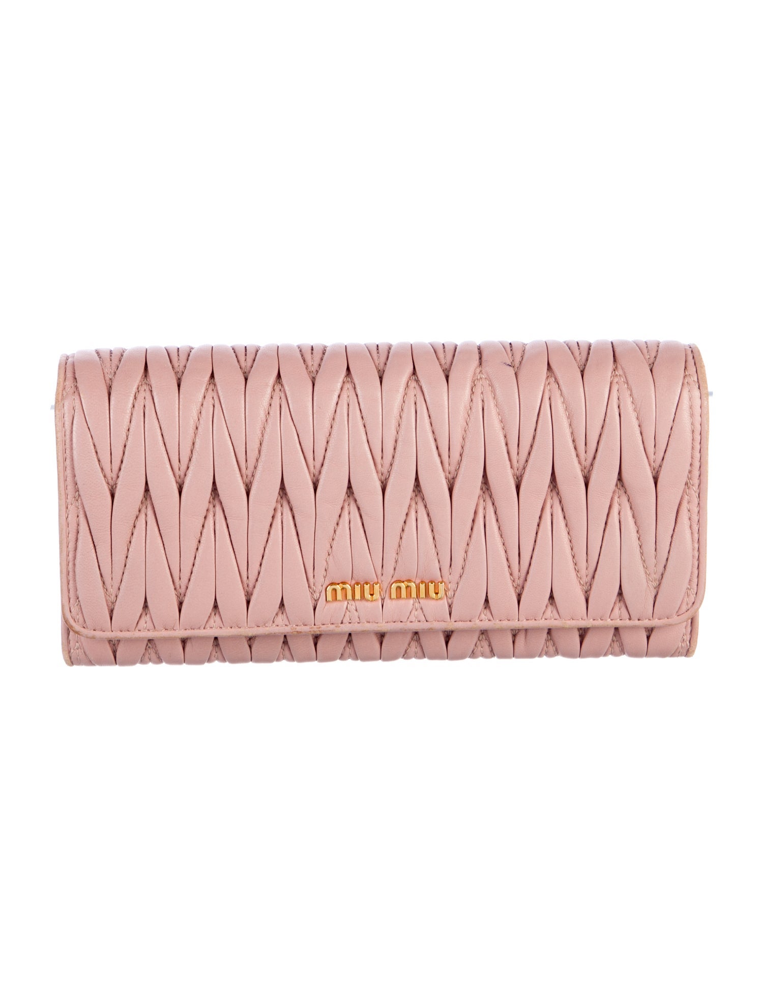 Miu Miu Leather Continental Wallet