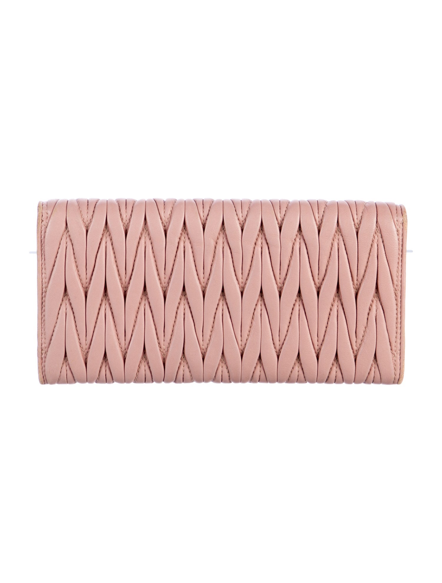 Miu Miu Leather Continental Wallet