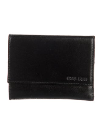 Miu Miu Leather Trifold Wallet