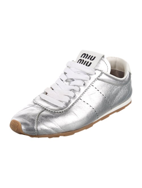 Miu Miu Leather Sneakers