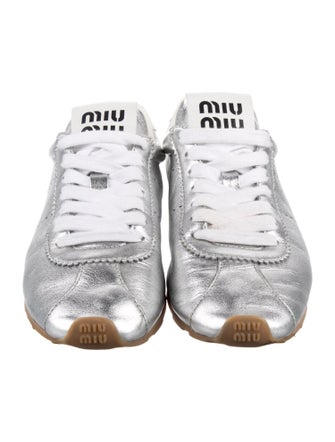 Miu Miu Leather Sneakers