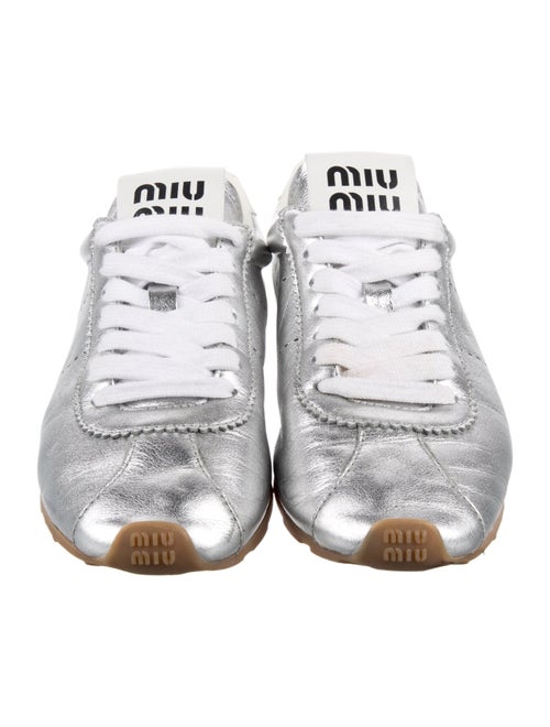 Miu Miu Leather Sneakers