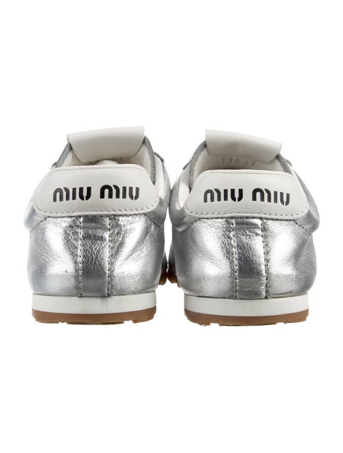 Miu Miu Leather Sneakers