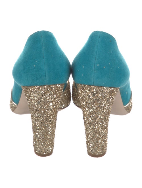 Miu Miu Suede Printed Pumps