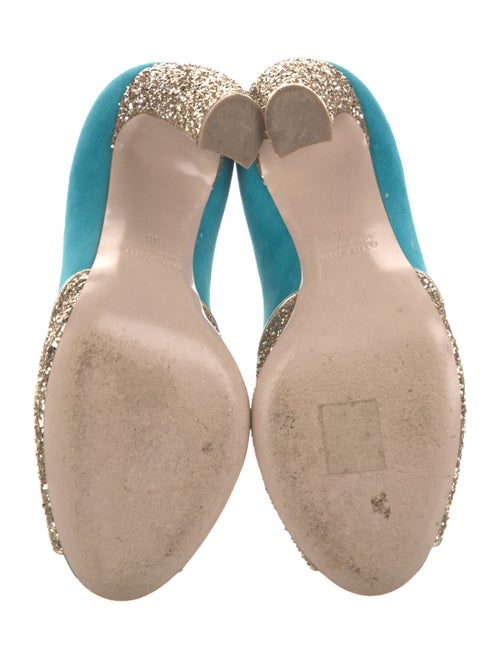 Miu Miu Suede Printed Pumps