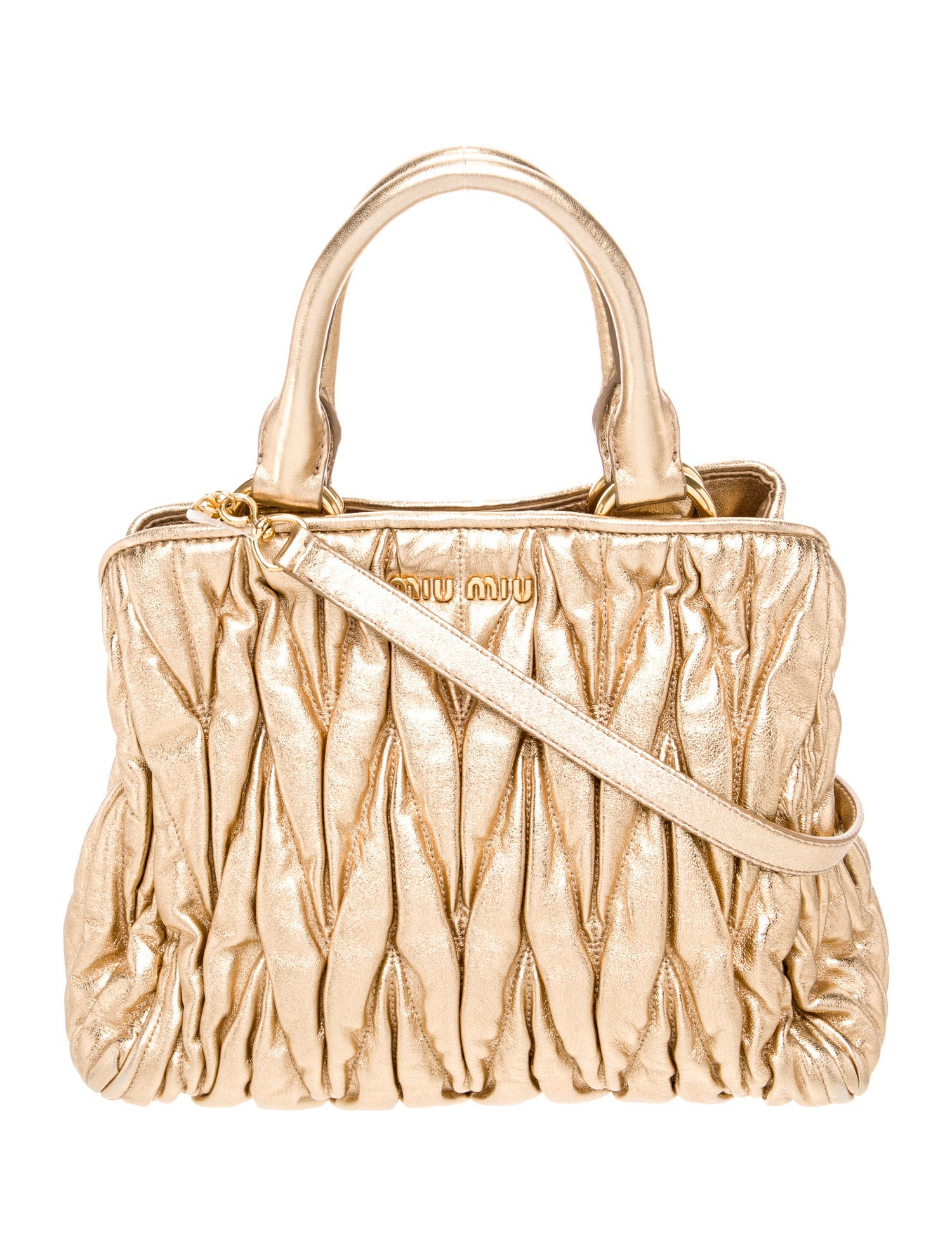 Miu Miu Leather Matelasse