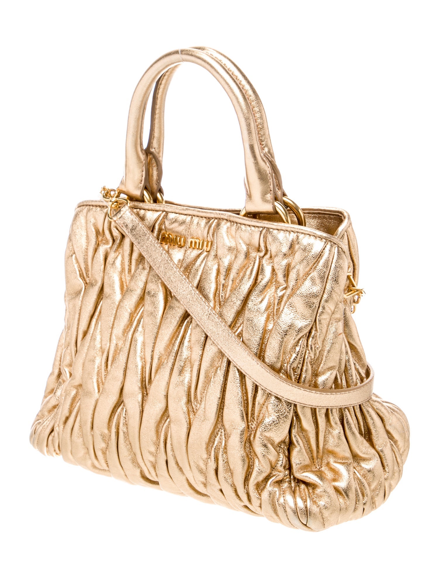 Miu Miu Leather Matelasse