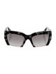 Miu Miu Square Gradient Sunglasses