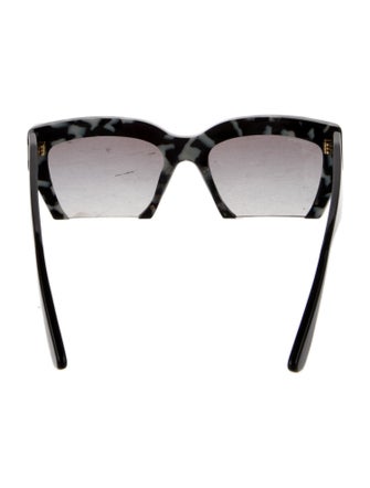 Miu Miu Square Gradient Sunglasses