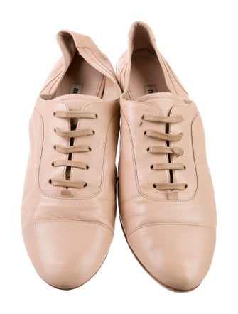 Miu Miu Leather Oxfords