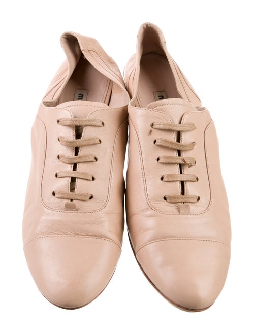 Miu Miu Leather Oxfords