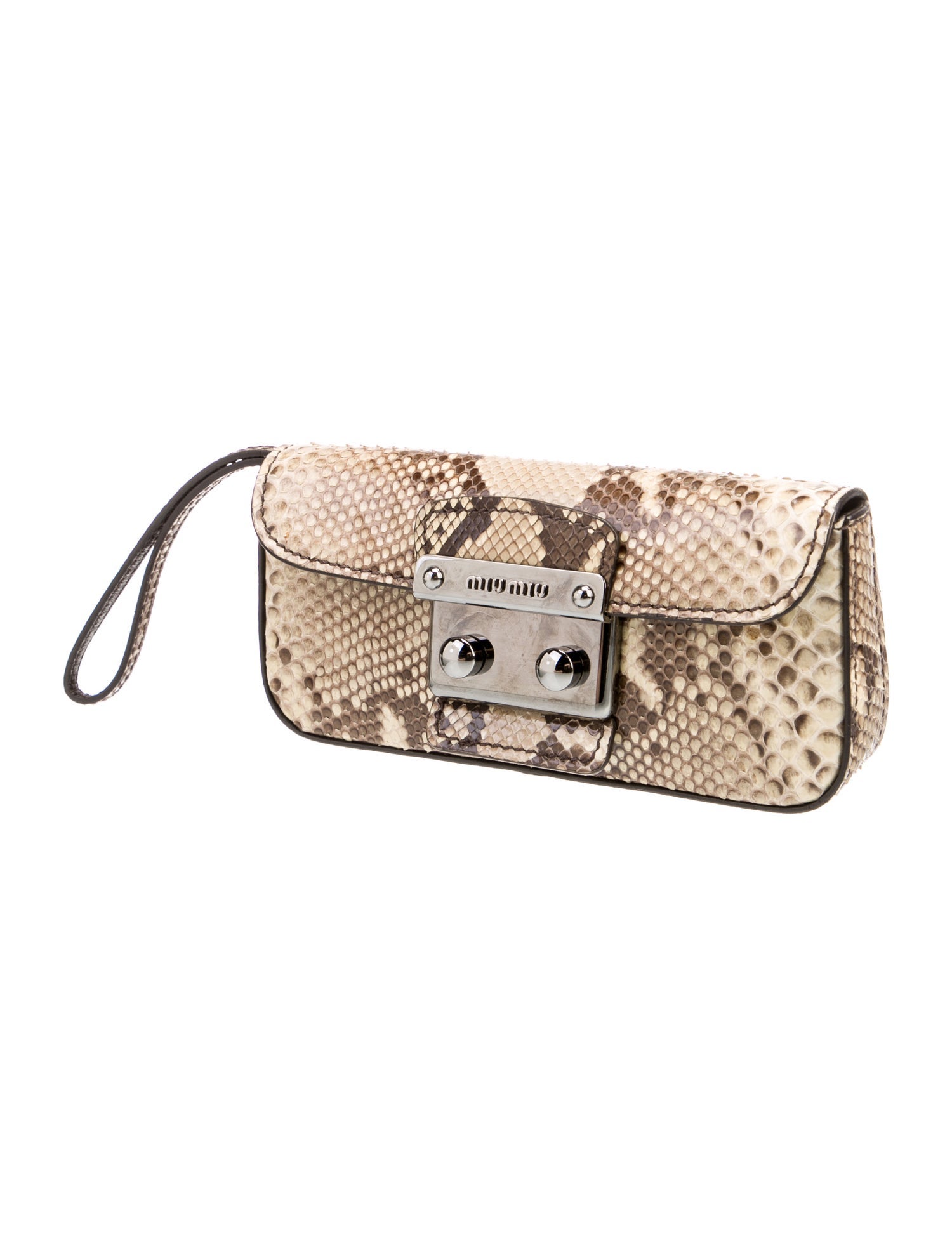 Miu Miu Python Clutch Vintage