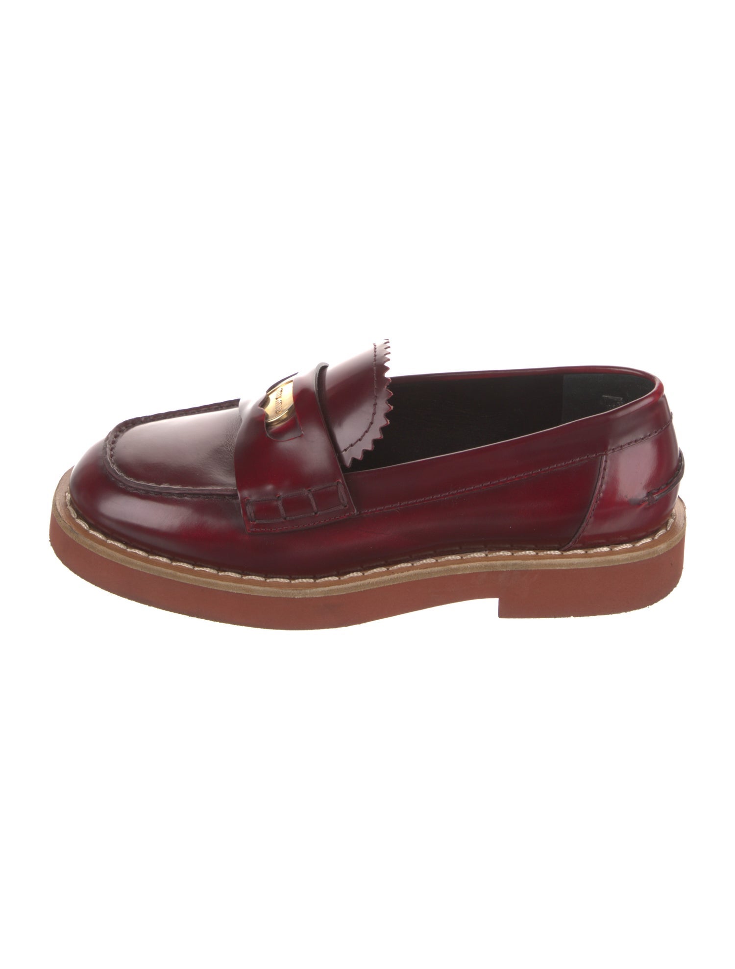 Miu Miu Leather Loafers