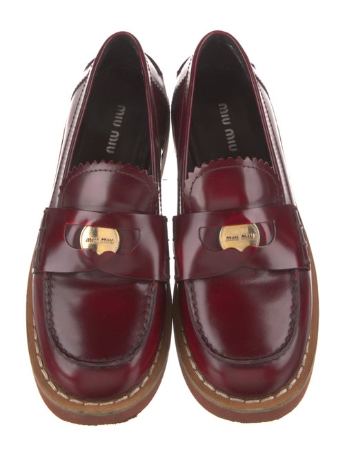 Miu Miu Leather Loafers