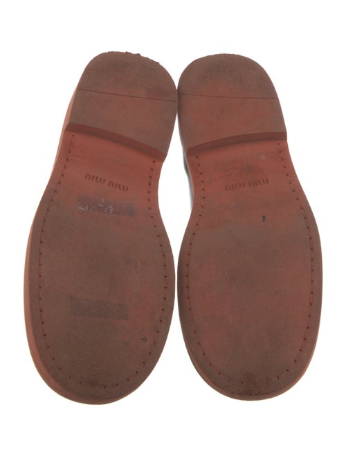 Miu Miu Leather Loafers