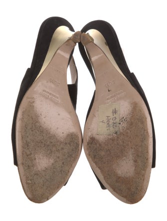 Miu Miu Suede Slingback Sandals