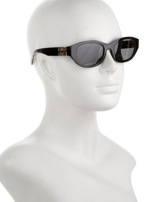 Miu Miu Round Tinted Sunglasses
