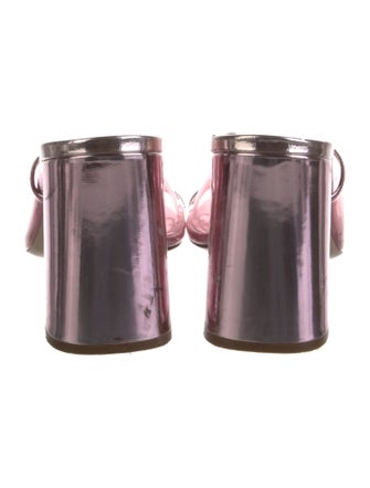 Miu Miu Patent Leather Slides