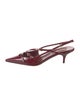 Miu Miu Patent Leather Slingback Pumps