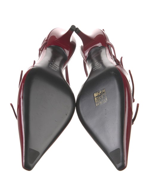 Miu Miu Patent Leather Slingback Pumps