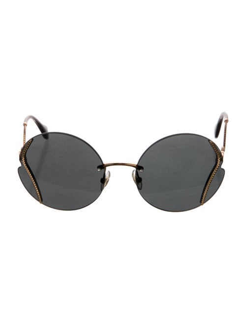 Miu Miu Round Tinted Sunglasses