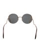 Miu Miu Round Tinted Sunglasses