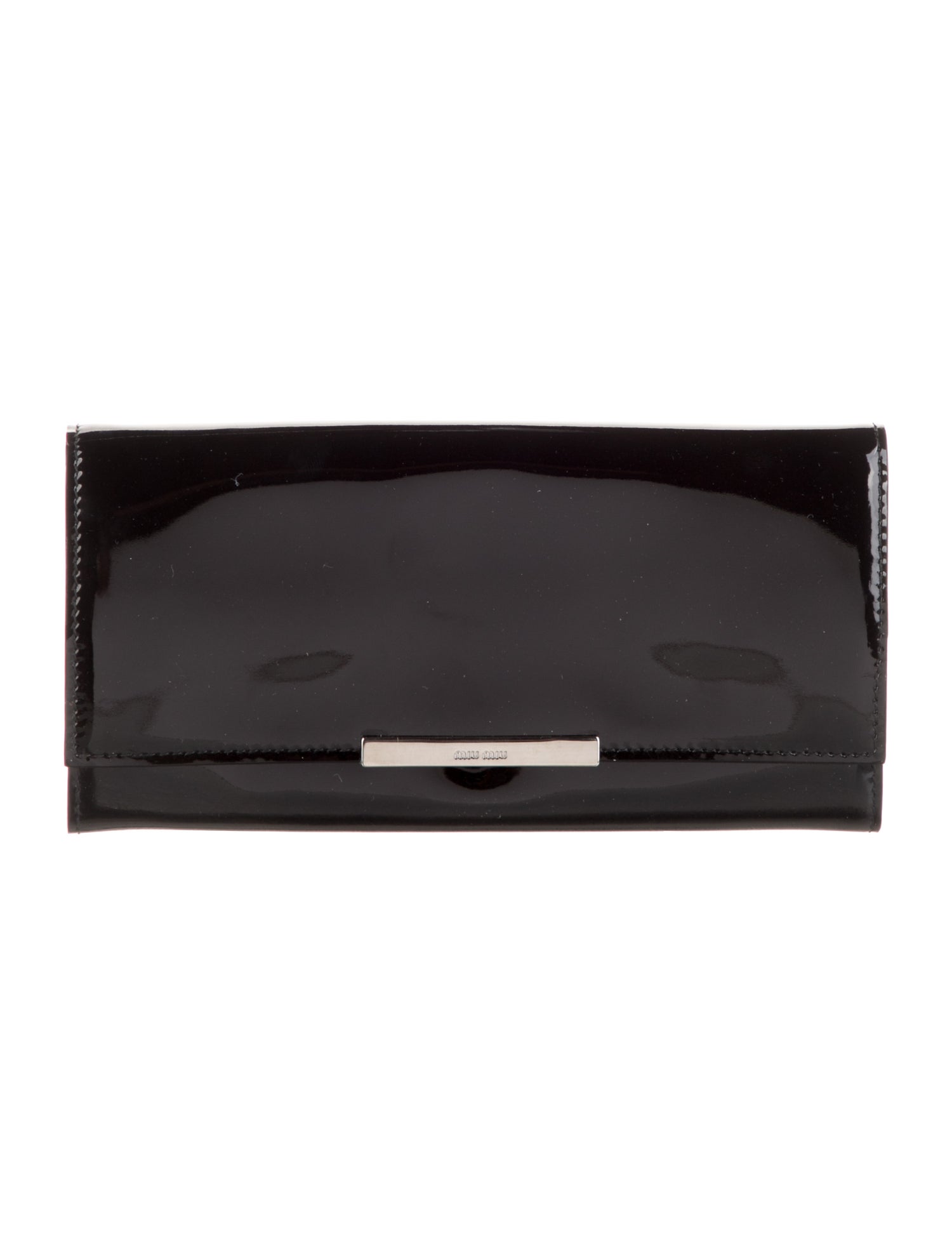Miu Miu Patent Leather Continental Wallet