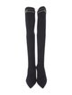 Miu Miu Glitter Accents Sock Boots