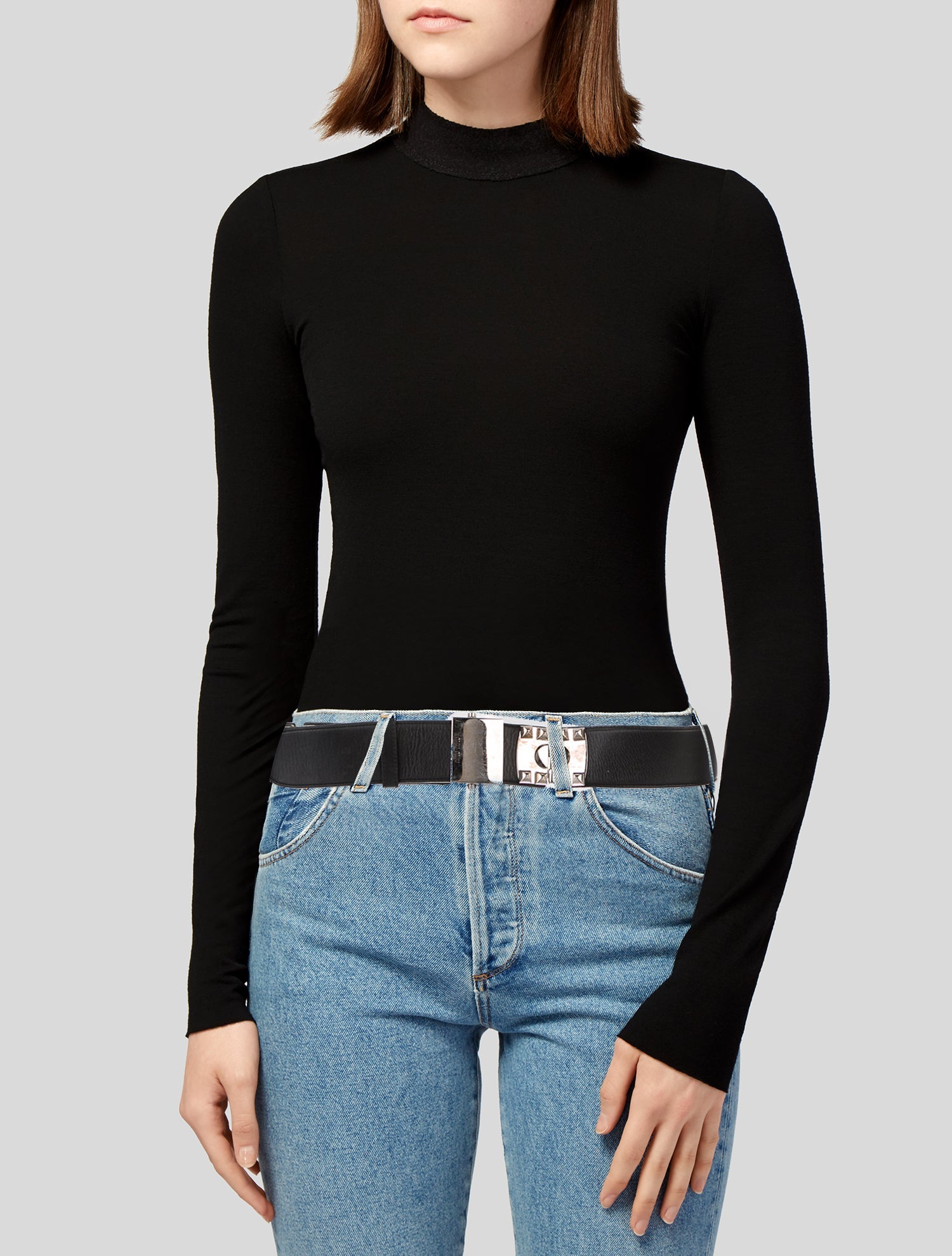 Miu Miu Leather Waist Belt