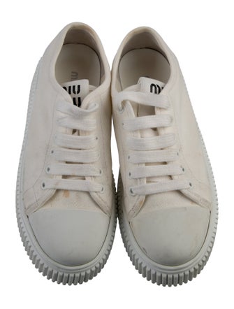Miu Miu Canvas Sneakers