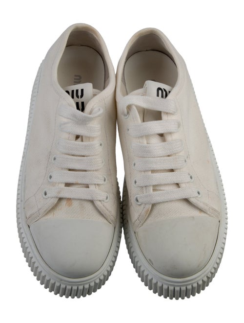 Miu Miu Canvas Sneakers