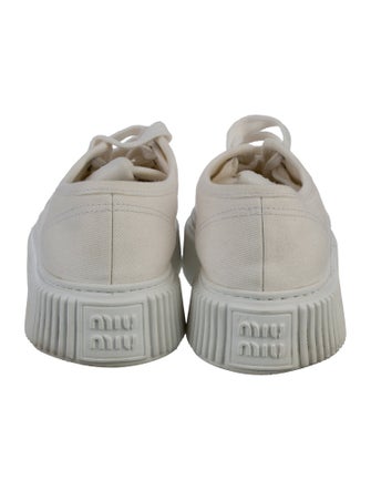 Miu Miu Canvas Sneakers