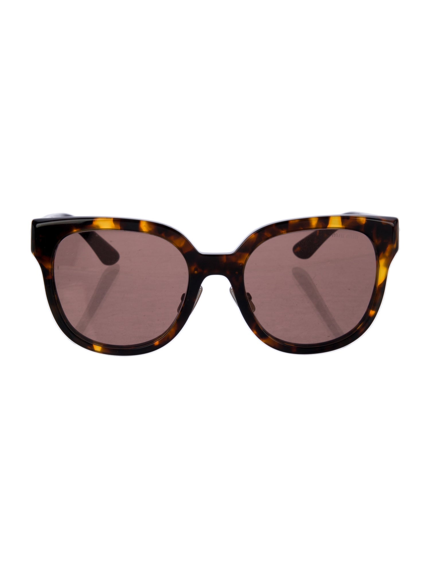 Miu Miu Wayfarer Tinted Sunglasses
