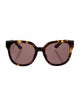 Miu Miu Wayfarer Tinted Sunglasses