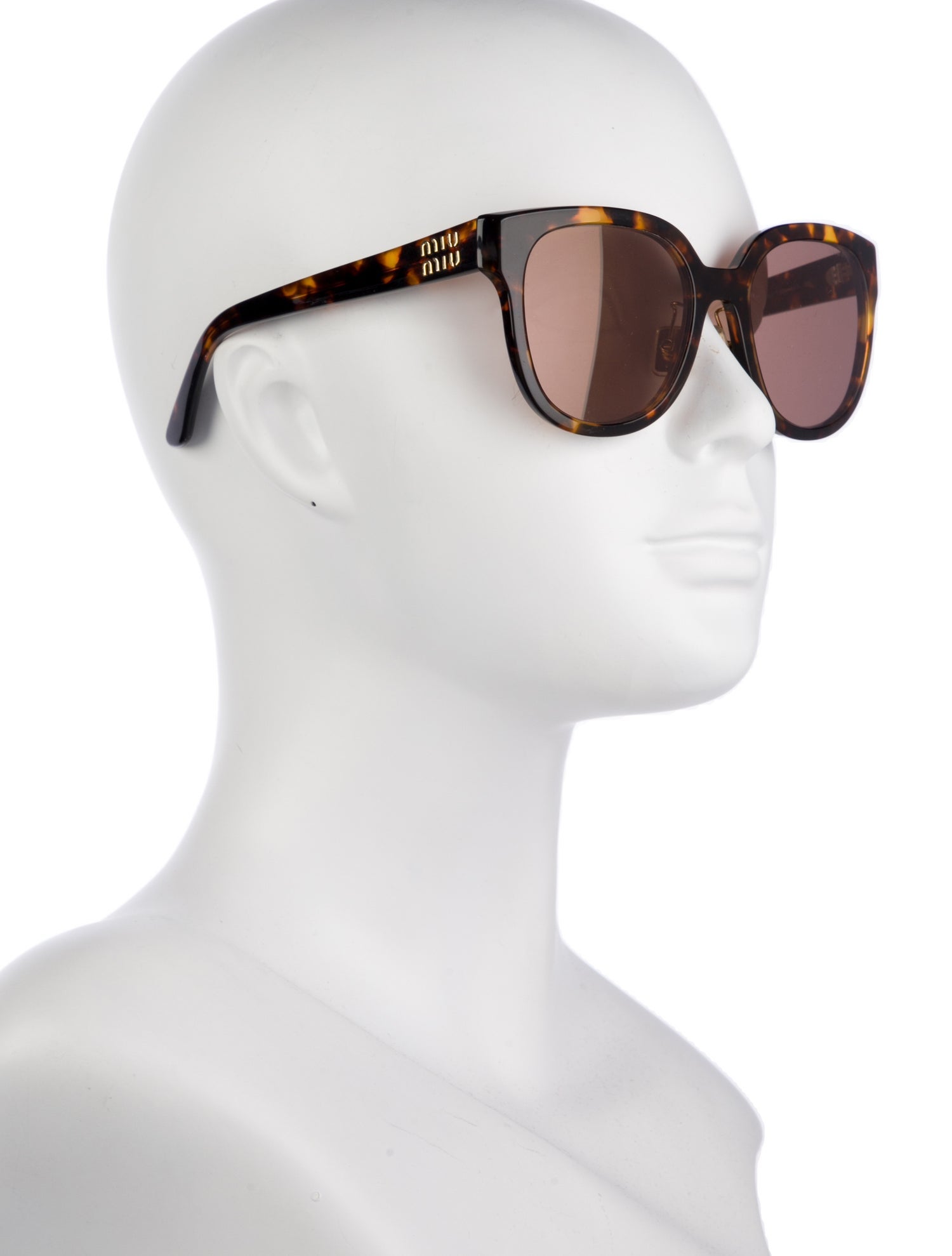 Miu Miu Wayfarer Tinted Sunglasses