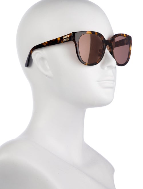 Miu Miu Wayfarer Tinted Sunglasses