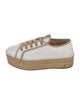 Miu Miu Leather Espadrille Sneakers