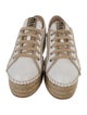 Miu Miu Leather Espadrille Sneakers