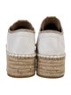 Miu Miu Leather Espadrille Sneakers