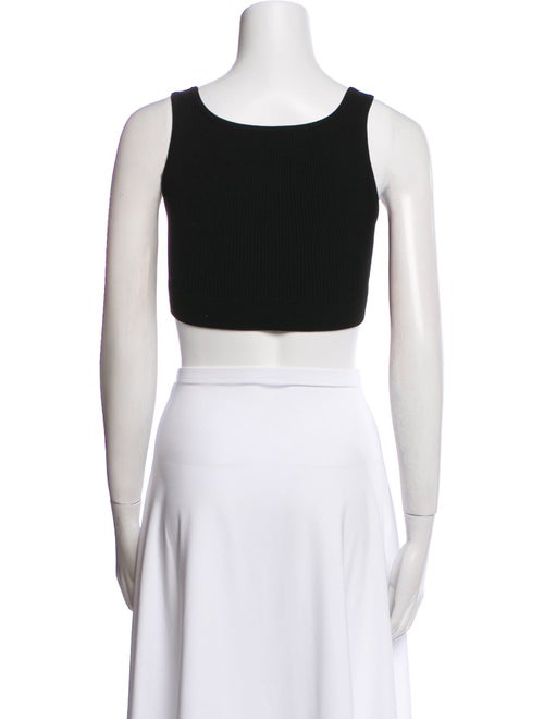 Miu Miu 2022 Graphic Print Crop Top