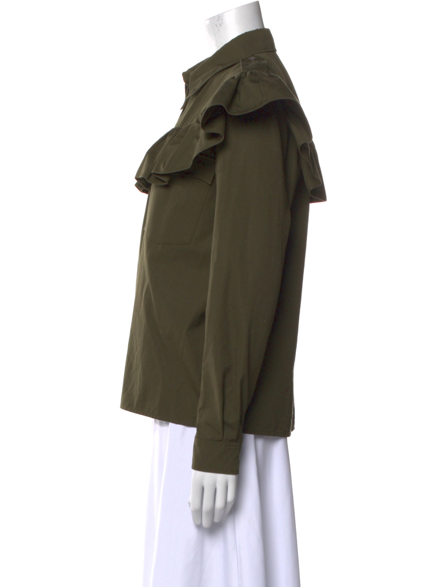 Miu Miu 2019 Long Sleeve Button-Up Top